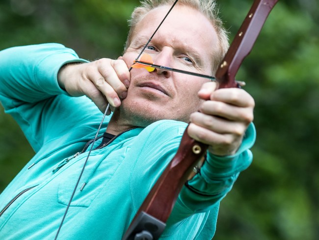 Alex Maier im Bogenpark Flachau