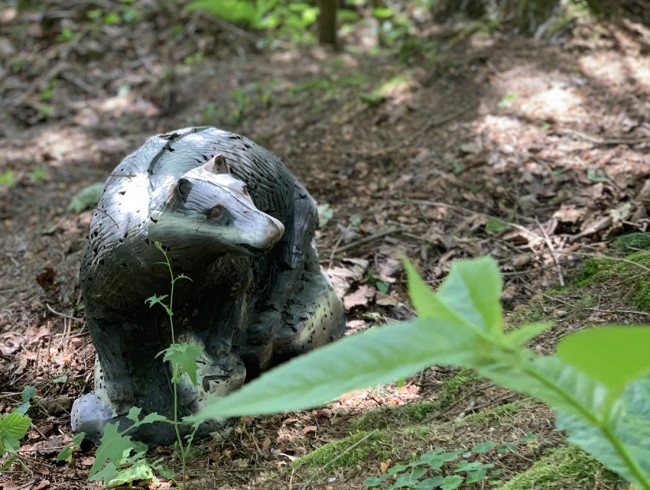 3D-Zielfigur im Wald